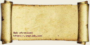 Jordanka Rakić vizit kartica